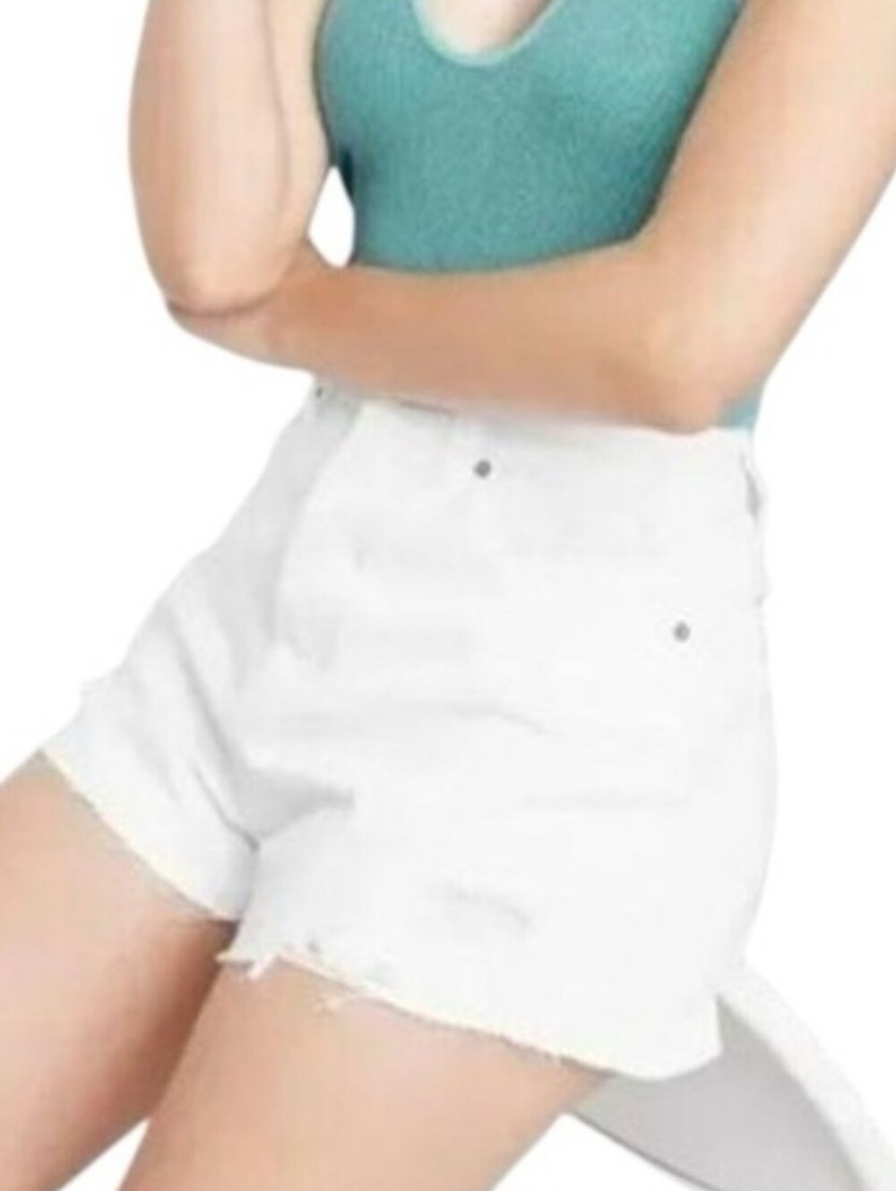 Women's High-Rise Denim Jean Shorts - Wild Fable - 17